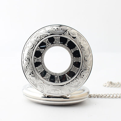 Reloj de Bolsillo Cuarzo con Diseño de Cielo Estrellado y Escala Romana - Image 4