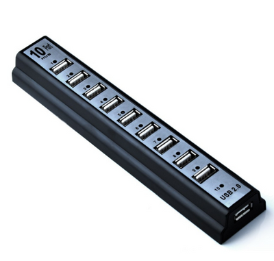 Hub USB GOOJODOQ de 10 Puertos con Adaptador de Corriente - Image 3