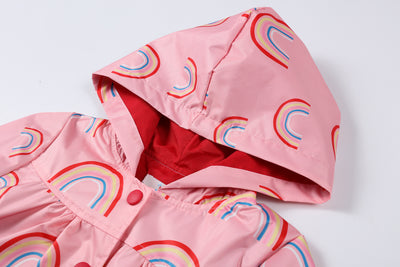 Chaqueta Impresa con Capucha para Niños - Abrigo Outdoor Resistente - Image 14