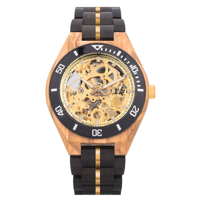 Reloj Mecánico de Madera Infected Gris con Correa Ajustable - Image 8