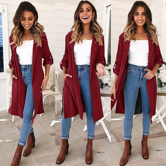 Abrigo Trench Largo para Mujer - Image 9