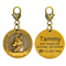 Placa de Identidad Personalizada para Perros - Grabado Personalizado Antimaterial Bronce