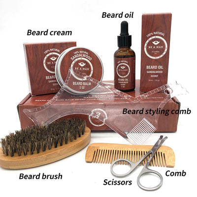 Set de Cuidado para Barba: Aceite y Crema para Barba