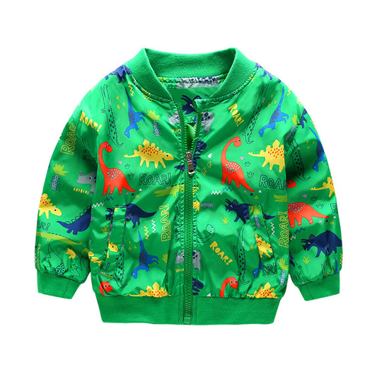 Chaqueta Dinosaurio con Cuello Mao para Niños