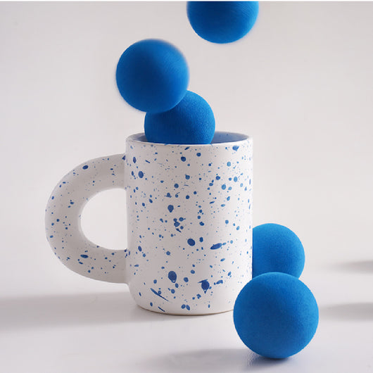 Taza de Cerámica Nórdica Estilo INS con Asa Generosa - Image 4