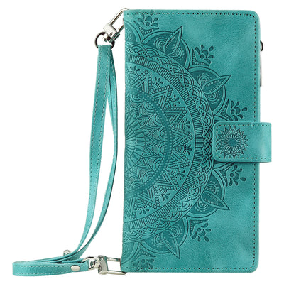 Funda Cartera Teléfono Cuero Grabado - Organizador de Tarjetas con Cierre - Image 8