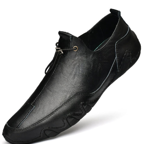 Zapatos Casuales de Cuero para Hombre - Transpirables y sin Cordones - Image 15