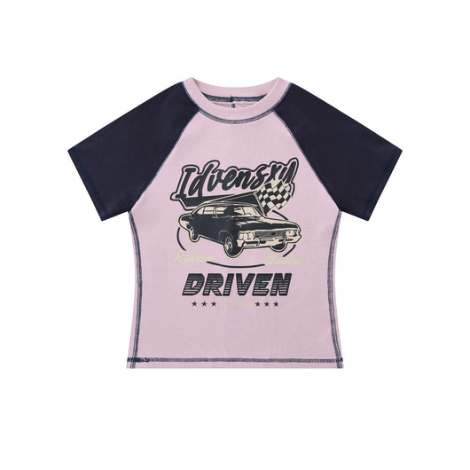 Playera Retro Americana Estampada Hot Girl Manga Corta - Image 12