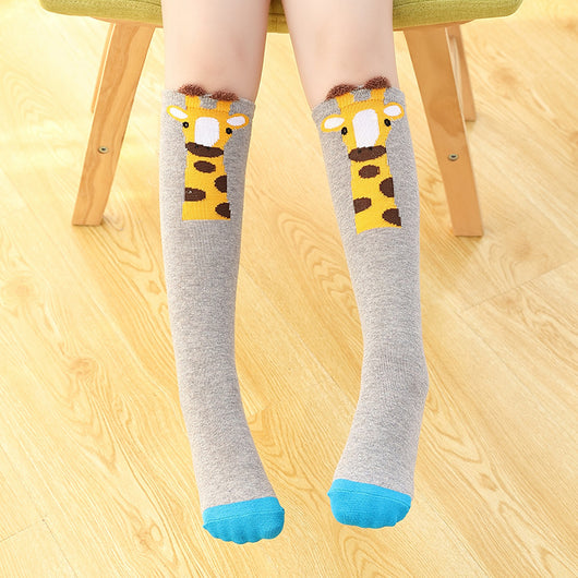Calcetines hasta la rodilla con diseño estéreo para niños - Image 14