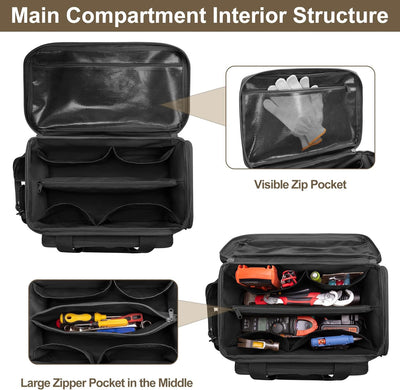 Bolsa Organizadora de Herramientas Artesanal Multifuncional para Hombre - Image 14