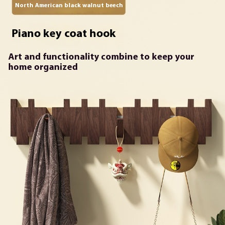 Perchero de Madera Maciza sin Taladro para Pared - Gancho Minimalista para Hogar - Image 25