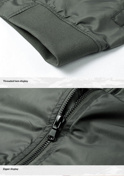 Chaqueta Beisbolera Hombre Bordada Fit Relajado - Image 17