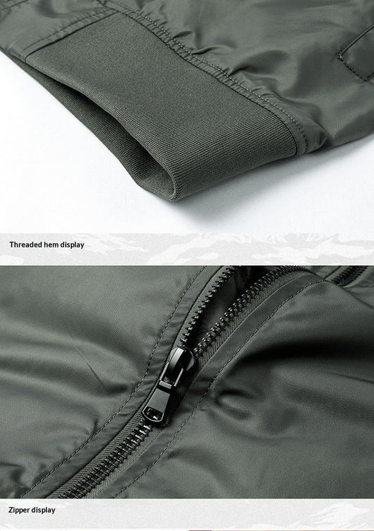 Chaqueta Beisbolera Hombre Bordada Fit Relajado - Image 17