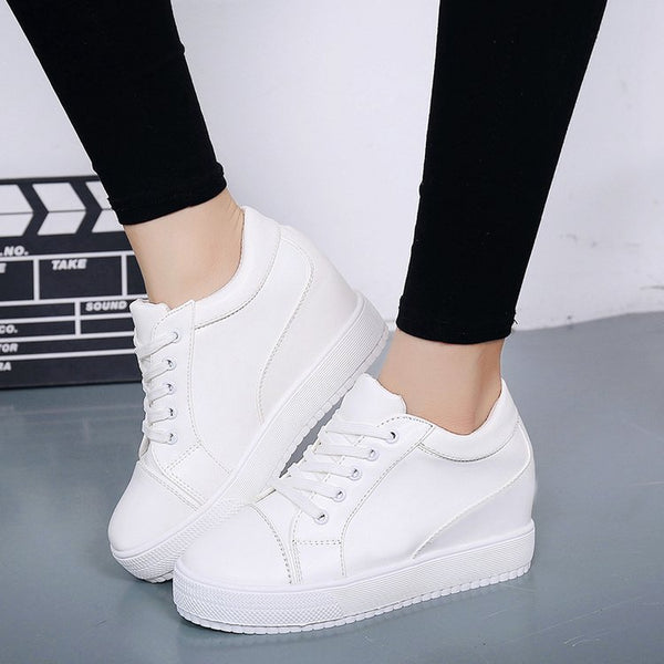Zapatos Coreanos para Mujer con Suela Gruesa - Estilo Otoño