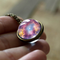 Nebula Galaxy Double Sided Pendant Necklace Nine
