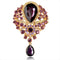 Rhinestone alloy corsage for women 132E