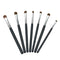 Set de 7 Brochas para Sombras de Ojos - Maquillaje Profesional