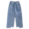 Jeans Desgastados con Bordes Crudos