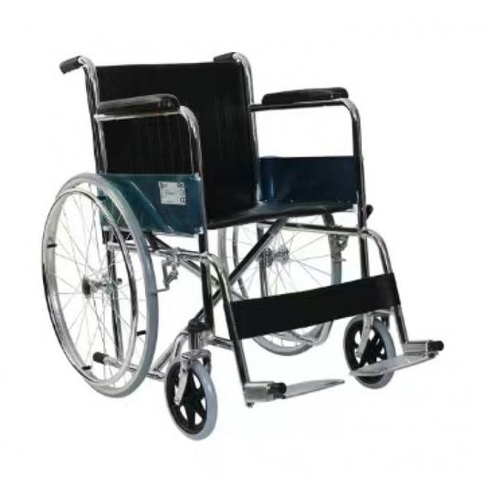Silla de Ruedas Plegable Ligera con Inodoro Integrado para Adultos Mayores - Image 5