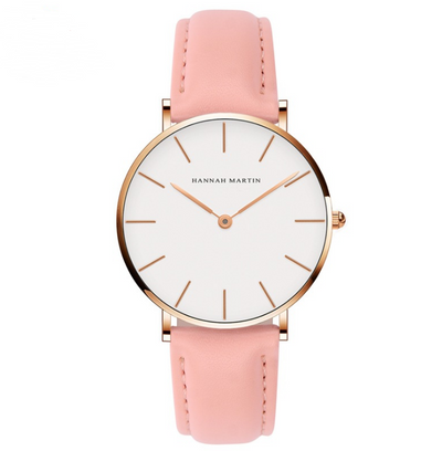 Reloj de Negocios Ultrafino Impermeable - Cuarzo Minimalista Unisex Negro - Image 8