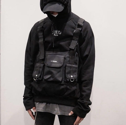 Chaleco Táctico Multi-Bolsillo con Bolsa Pecho - Estilo Urban Streetwear - Image 7