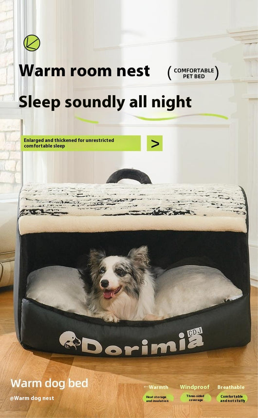 Casa para Mascotas de Cuatro Estaciones Desmontable y Lavable - Image 8