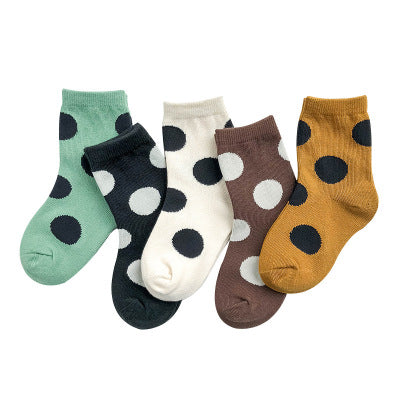 Calcetines de bebé de algodón con animales bordados y rayas coloridas - Image 9