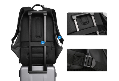 Mochila para Laptop en Tela Oxford - Resistente y Profesional - Image 2
