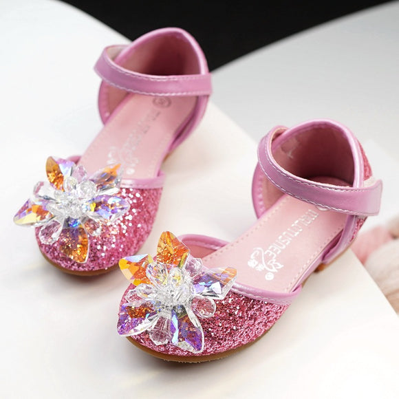 Zapatos de Cristal para Niñas con Brillantes y Strass