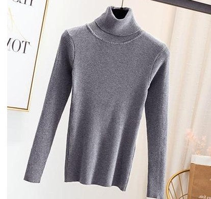 Suéter Cuello Alto Ajustado para Mujer - Image 9