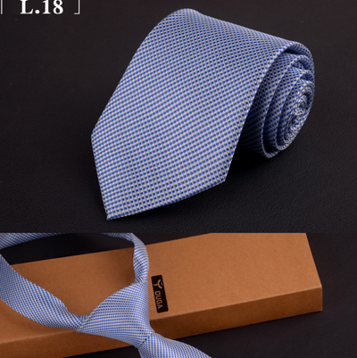 Corbata Ejecutiva Premium 8cm - Diseño Clásico Negro, Rojo y Azul - Image 22