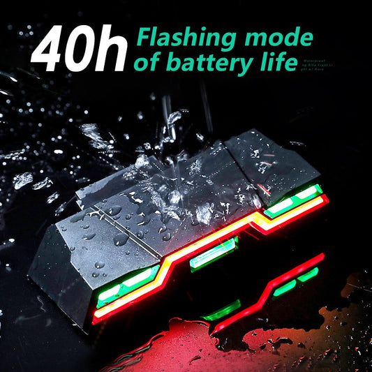 Luz Trasera para Bicicleta USB Recargable - 3 Colores