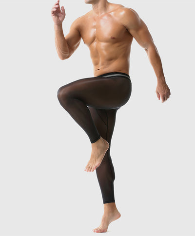 Pantalones Base Layer Ultradelgados Transparentes para Fitness - Image 19