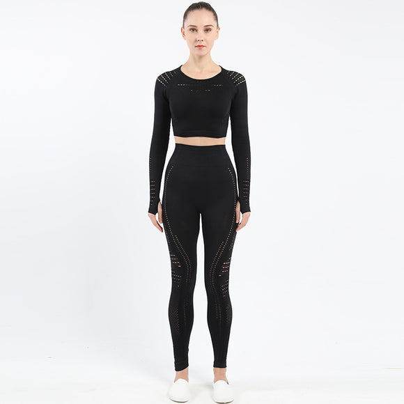 Conjunto de Yoga Manga Larga