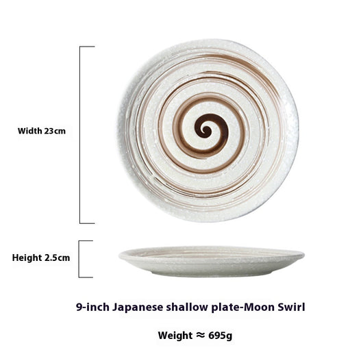 Plato Shallow Cerámica Japonesa - Diseño Minimalista - Image 4