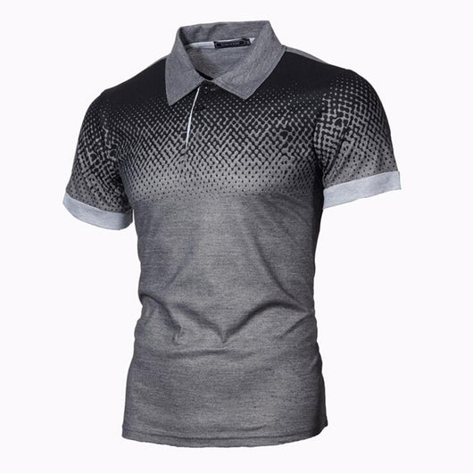 Polo 3D con Degradado Impreso para Hombre - Image 3