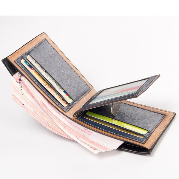 Billetera Delgada Horizontal para Hombre con Diseño en Relieve