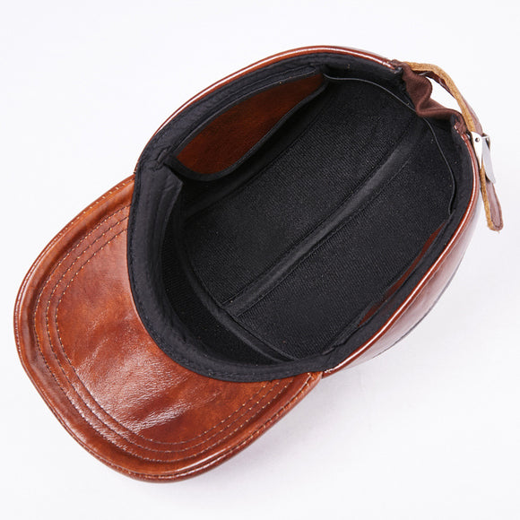 Gorra de Cuero Premium para Invierno - Estilo Casual Outdoor