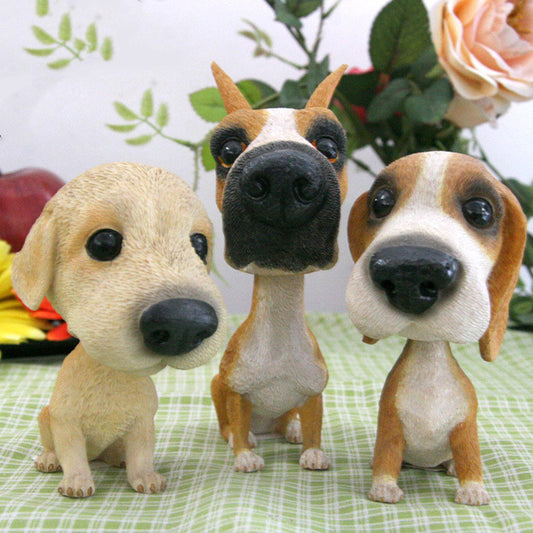 Adorno Móvil para Auto con Perro Famoso - Decoración Interior