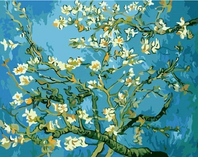 Kit de Pintura por Números Digital - La Noche Estrellada sobre el Ródano de Van Gogh - Image 4