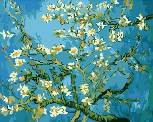 Kit de Pintura por Números Digital - La Noche Estrellada sobre el Ródano de Van Gogh - Image 4