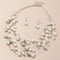 Collar Colgante de Perlas Multicapa Elegante