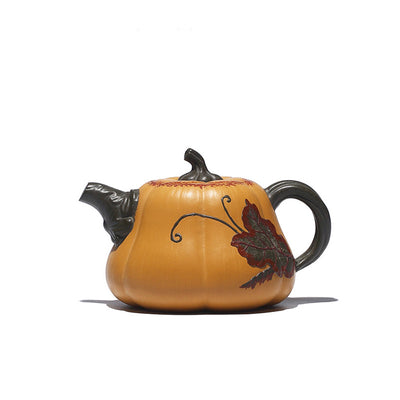 Tetera de Cerámica Esmaltada Rojo Oscuro