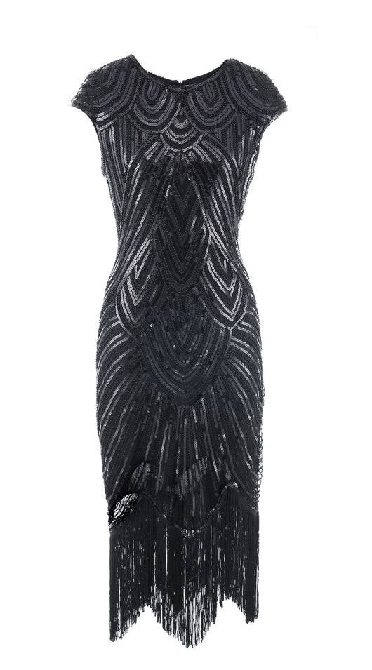 Vestido de Lentejuelas con Flecos y Trenzas - Image 23