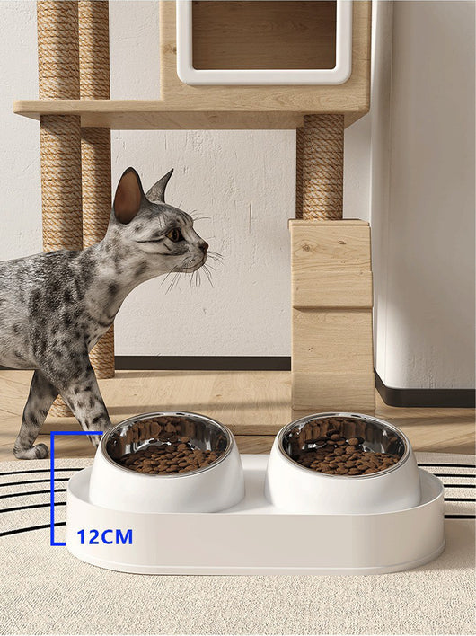 Comedero Doble Elevado para Mascotas con Protección Cervical y Base Antideslizante - Image 17