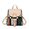 Mochila Cuadriculada para Mujer: Bolsa Escolar y de Viaje