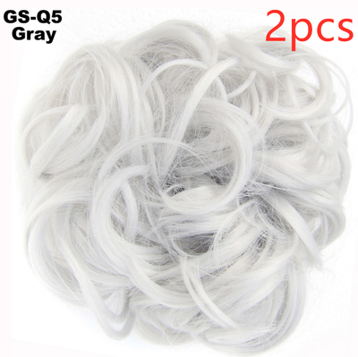 Moño Fluido Rizador con Cordón Ajustable - Extensión de Cabello Sintético - Image 17