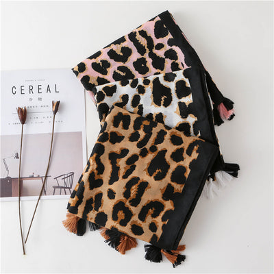 Pañuelo Estampado de Leopardo - Image 3