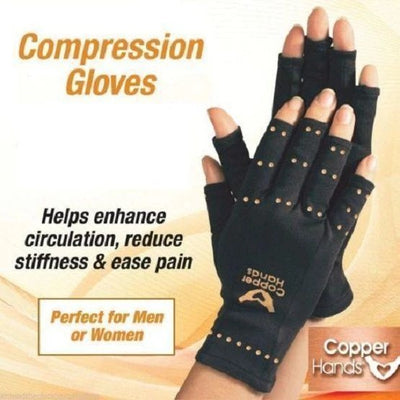 Guantes de Compresión con Cobre para Terapia
