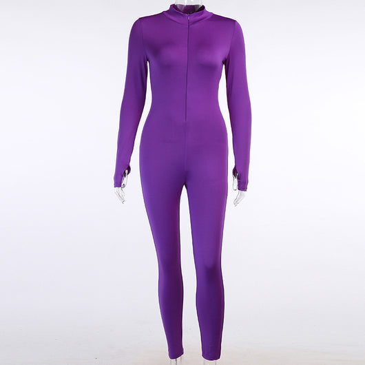 Jumpsuit Casual con Cierre Frontal y Ajuste en Cintura - Image 31